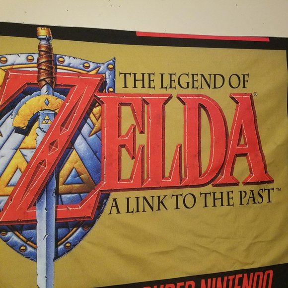 The Legend of Zelda a Link to the Past 2x3 foot tapestry / Super Nintendo banner - Picture 4 of 7